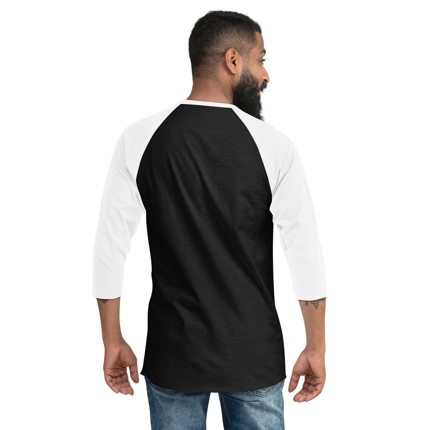 Mens Actions Speak Louder Than Words 3/4 sleeve raglan shirt - Pixellly ANZ