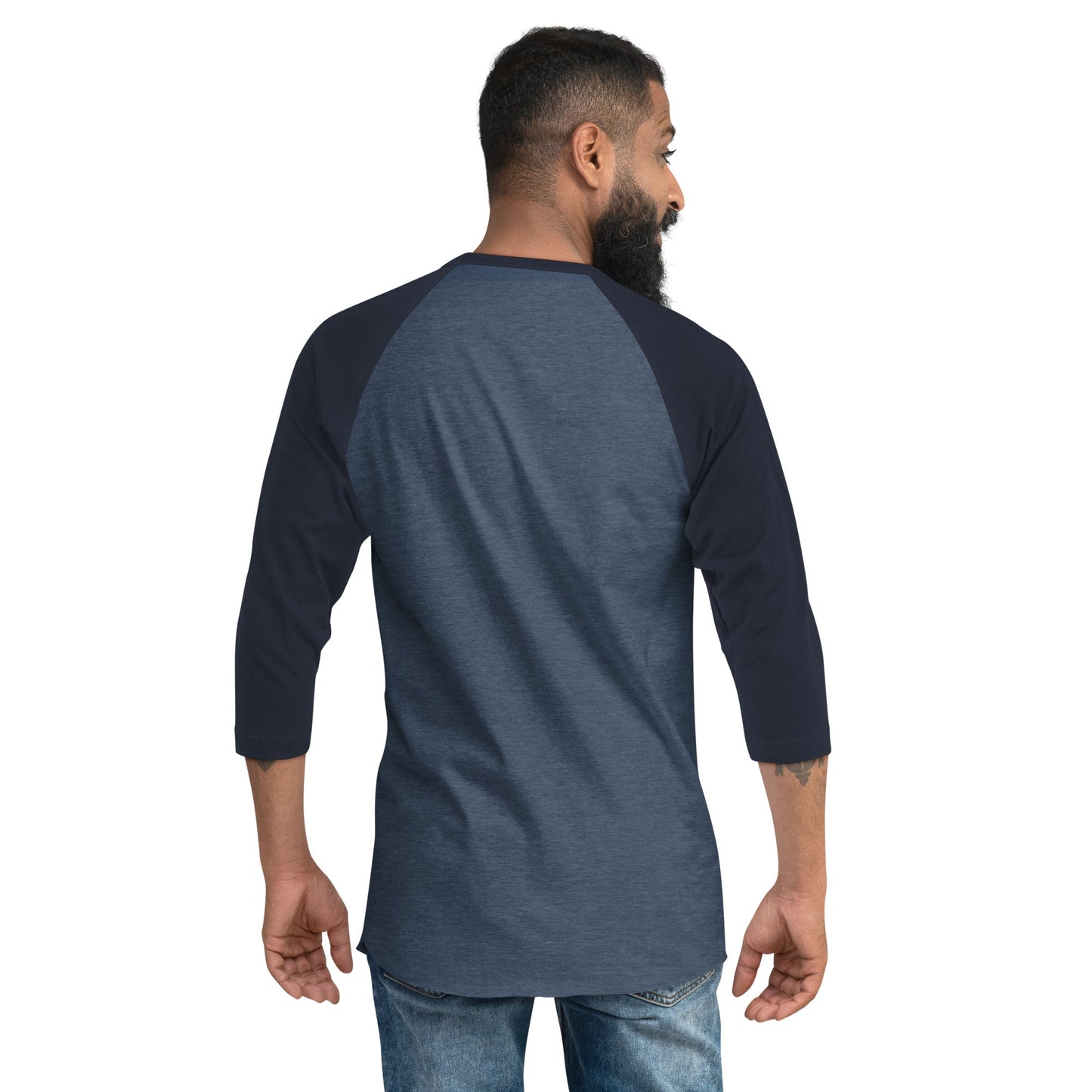 Mens Actions Speak Louder Than Words 3/4 sleeve raglan shirt - Pixellly ANZ