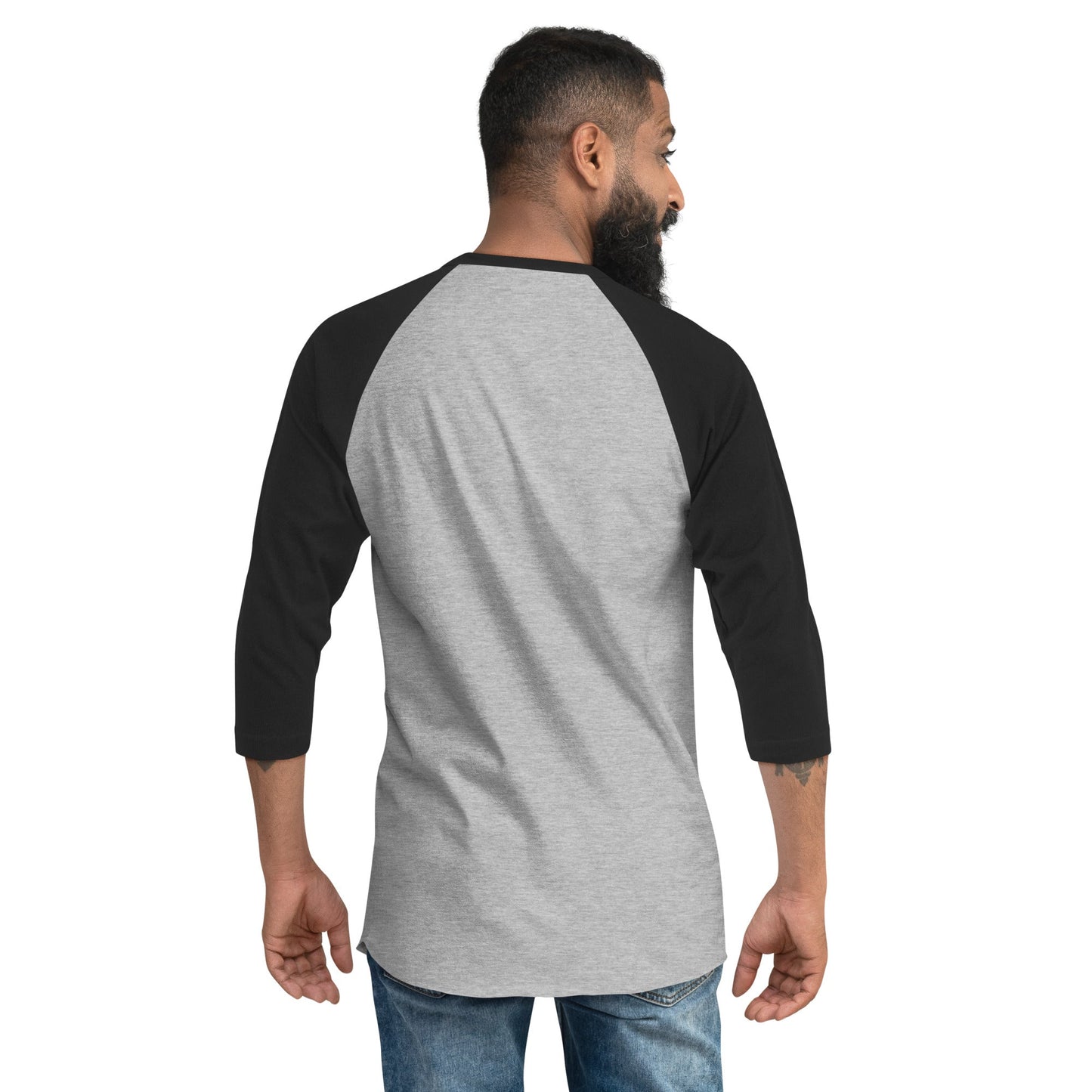 Mens Actions Speak Louder Than Words 3/4 sleeve raglan shirt - Pixellly ANZ