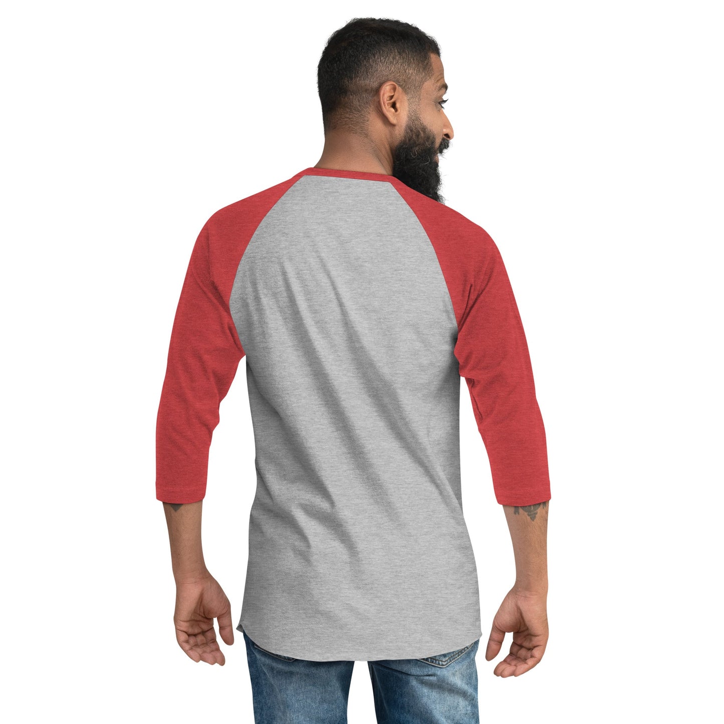 Mens Actions Speak Louder Than Words 3/4 sleeve raglan shirt - Pixellly ANZ