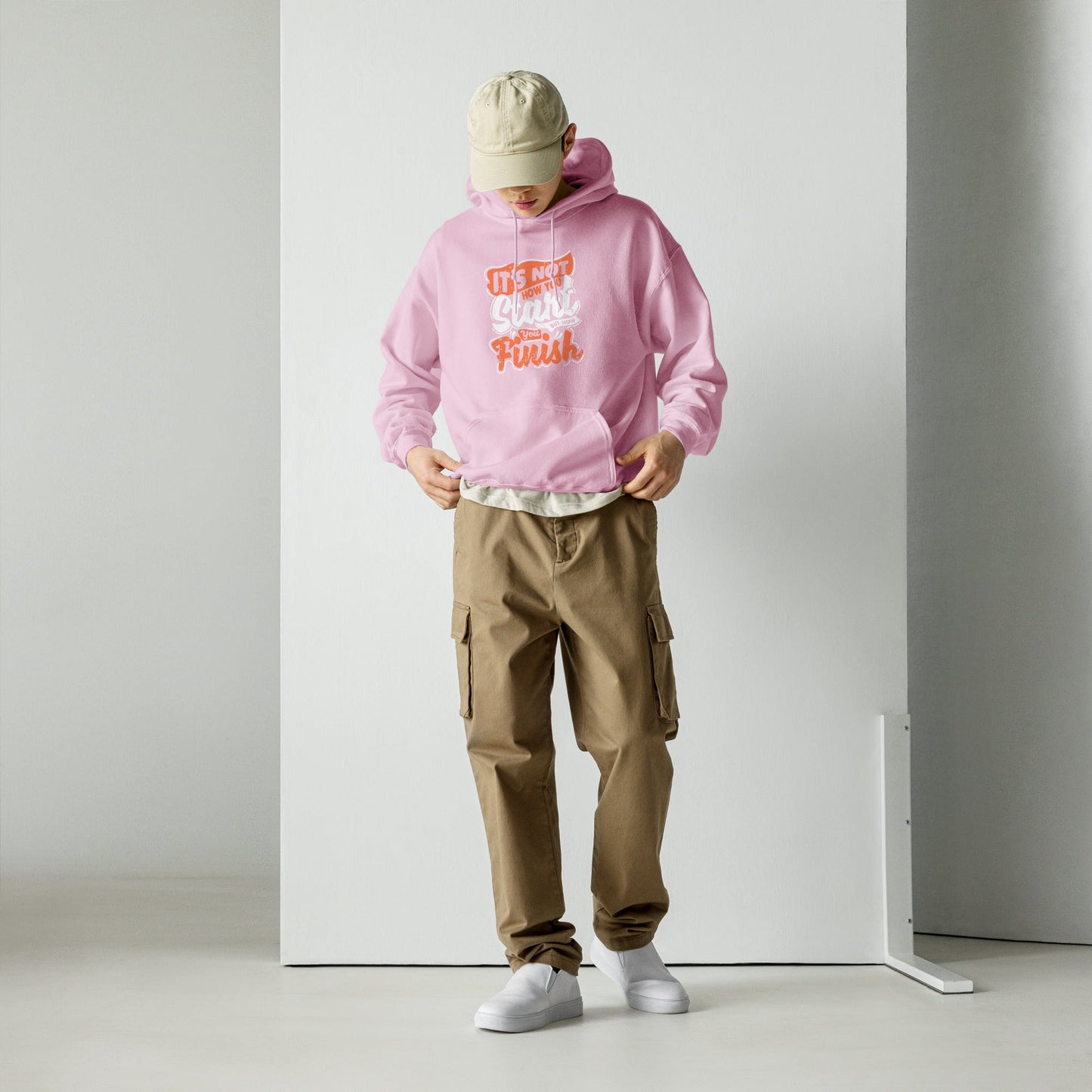 Mens It's Not How You Start Hoodie - Pixellly ANZ