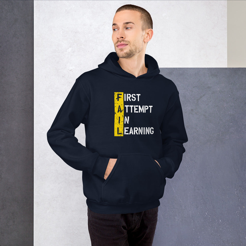 Mens FAIL - First Attempt In Learning Hoodie - Pixellly ANZ