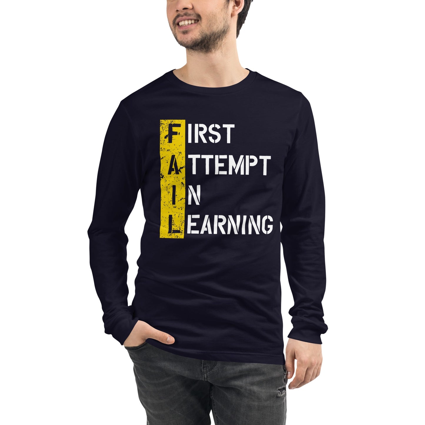Men’s FAIL Long Sleeve Tee - Pixellly ANZ