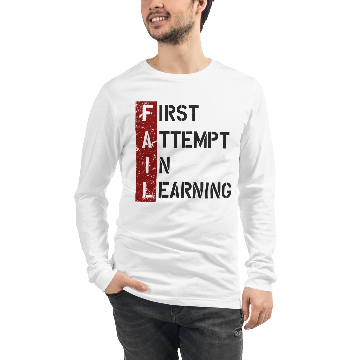 Mens FAIL Long Sleeve Tee - Pixellly ANZ