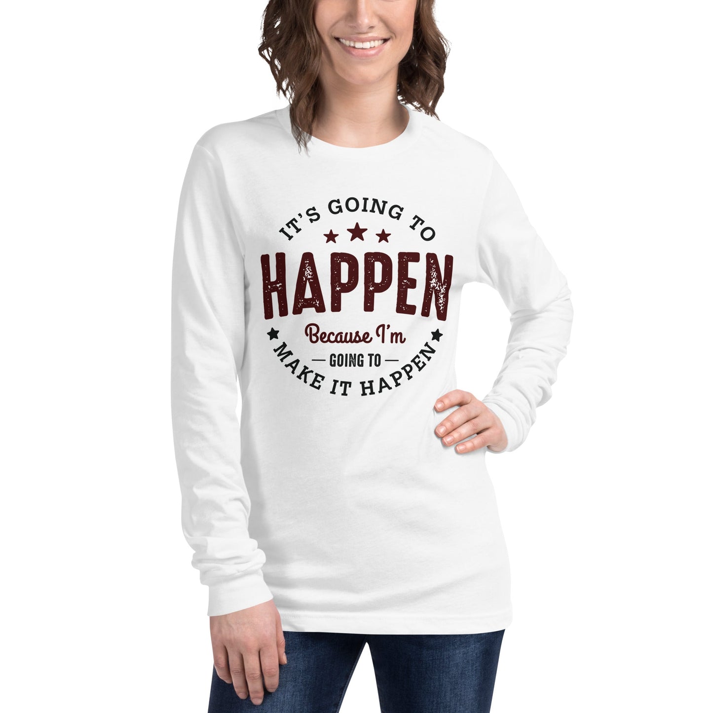 Women’s It’s Going To Happen Long Sleeve Tee - Pixellly ANZ