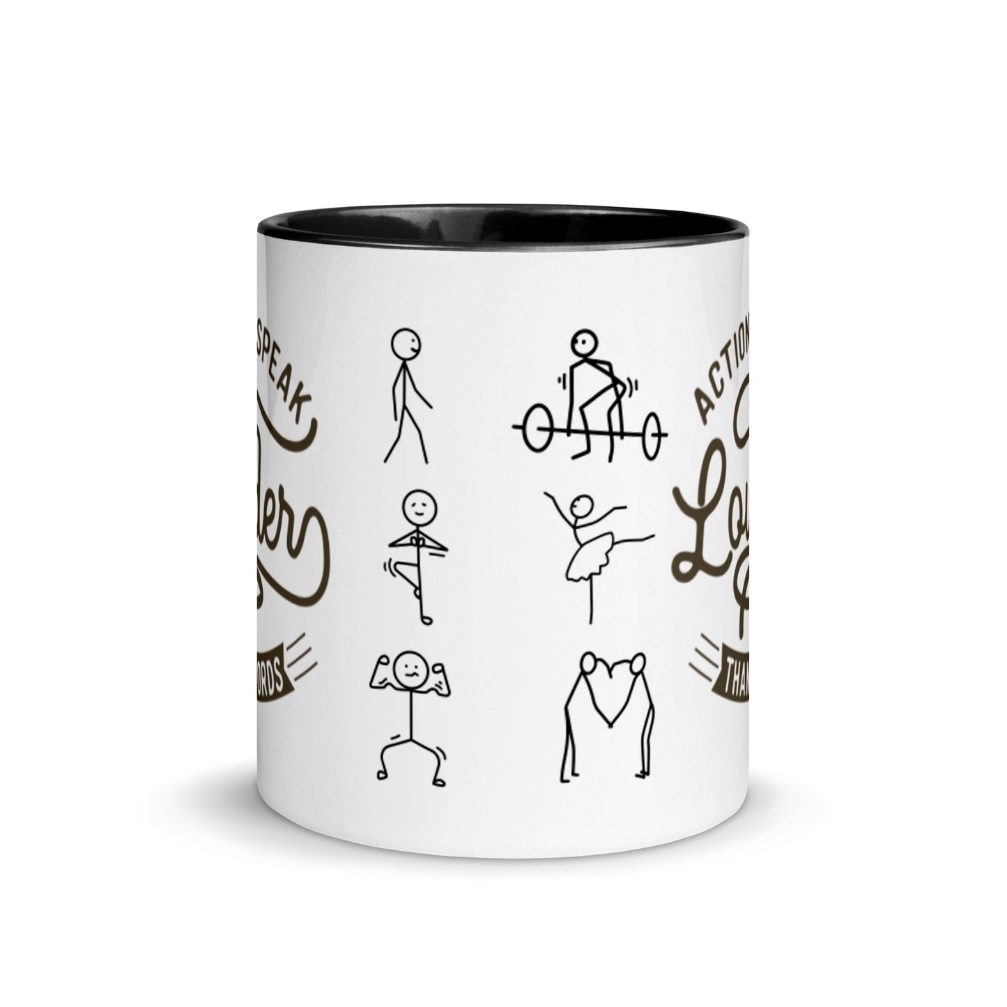 Mug Actions Speak Louder Than Words - Pixellly ANZ
