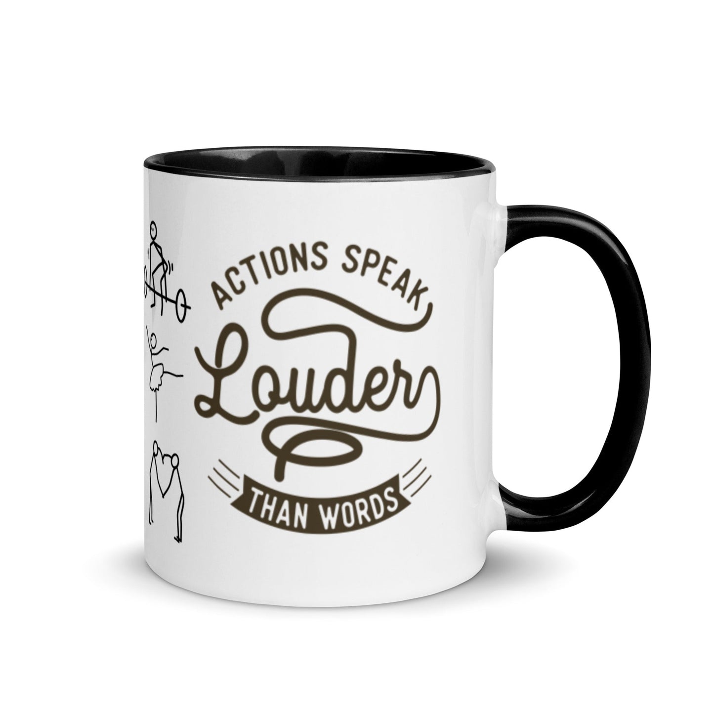 Mug Actions Speak Louder Than Words - Pixellly ANZ