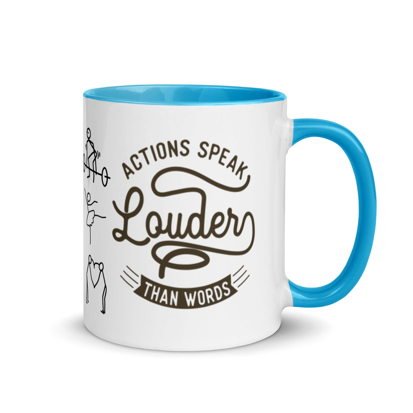 Mug Actions Speak Louder Than Words - Pixellly ANZ