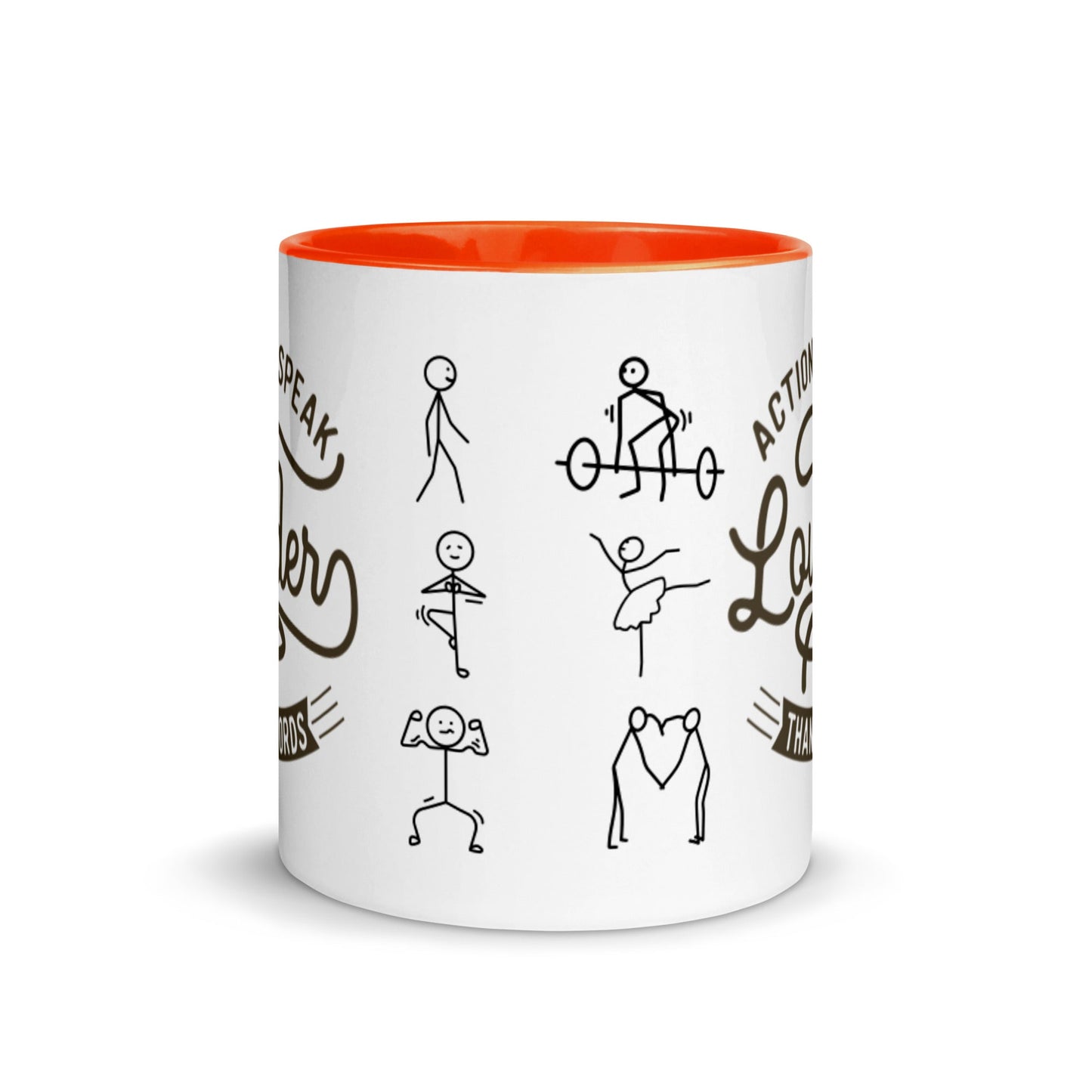 Mug Actions Speak Louder Than Words - Pixellly ANZ