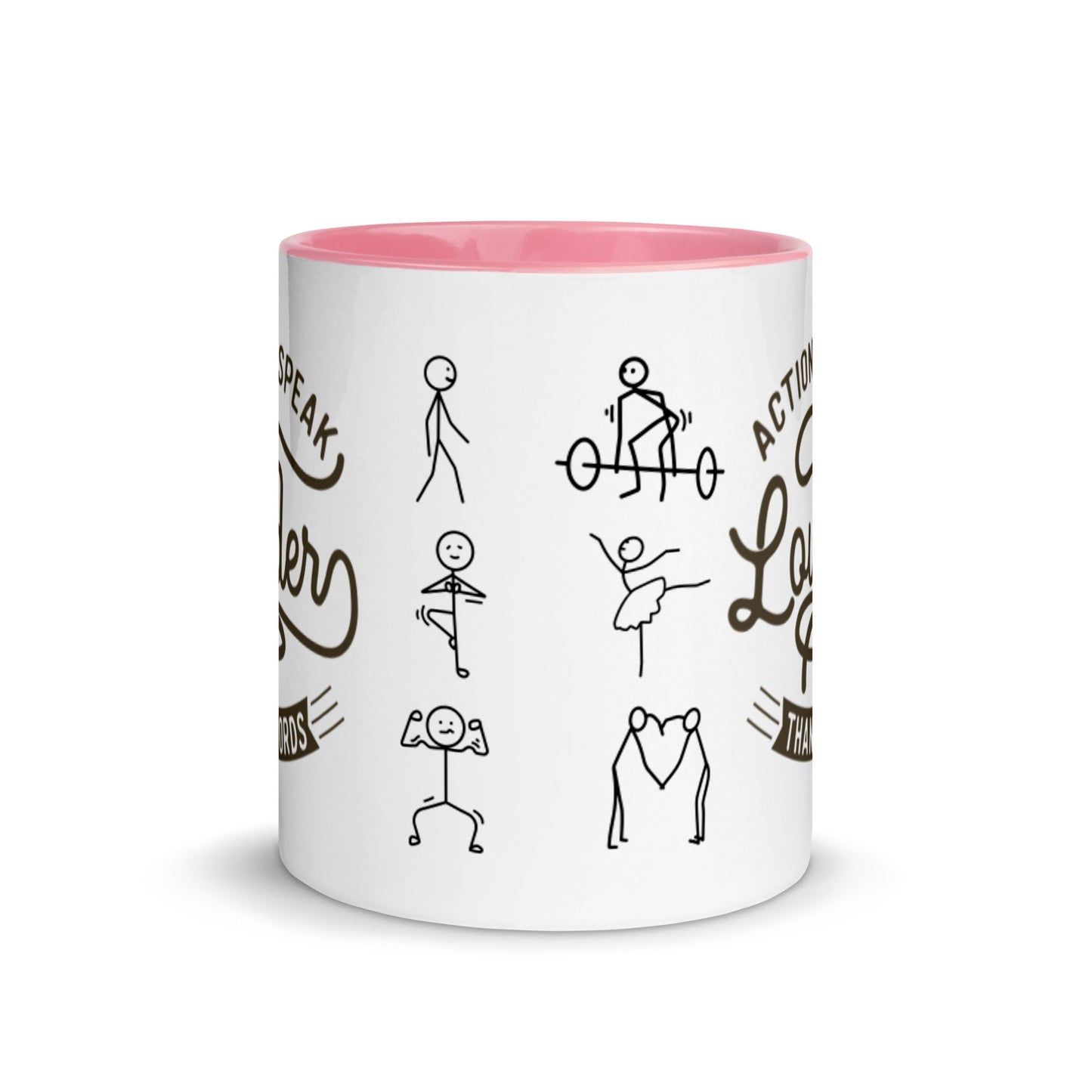 Mug Actions Speak Louder Than Words - Pixellly ANZ