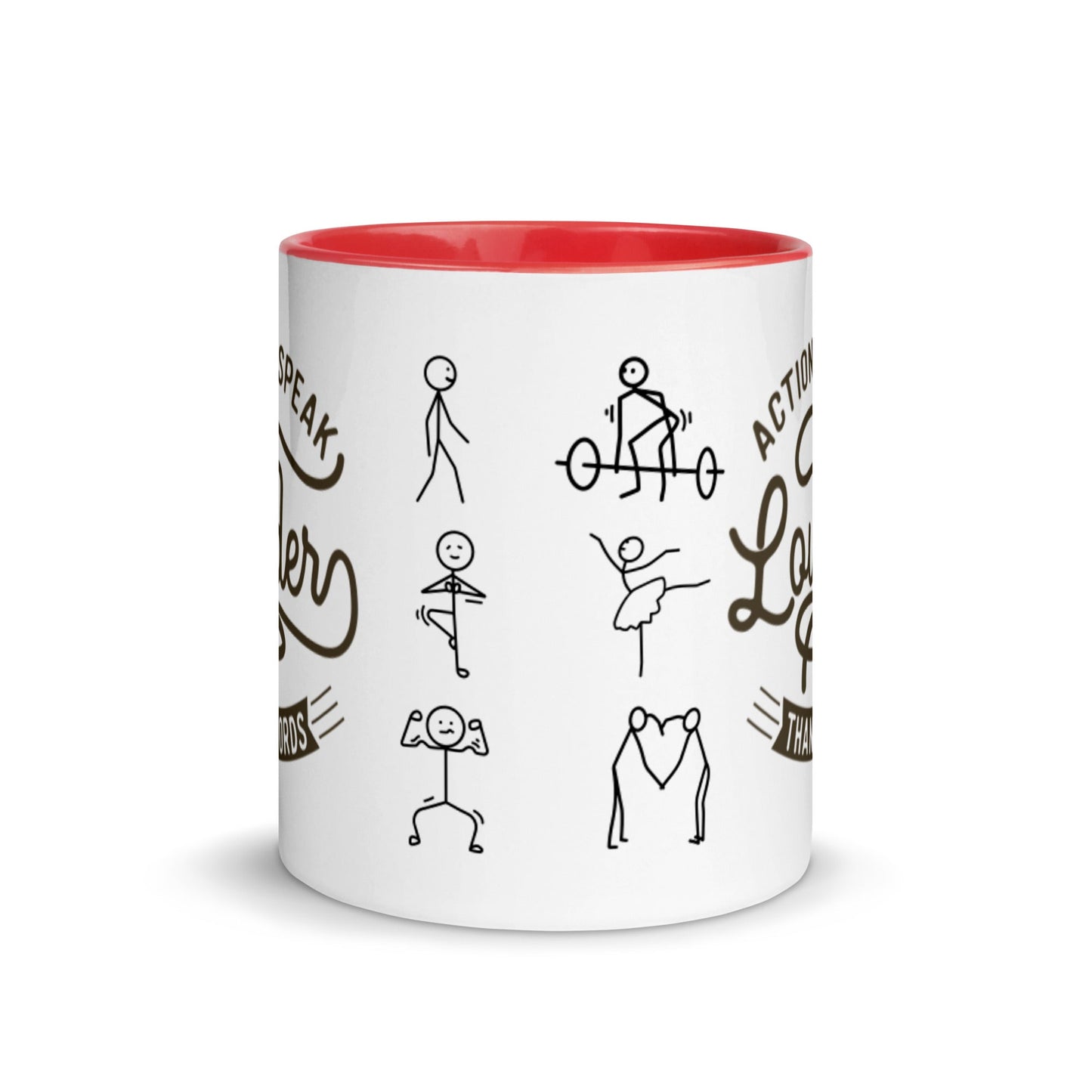 Mug Actions Speak Louder Than Words - Pixellly ANZ