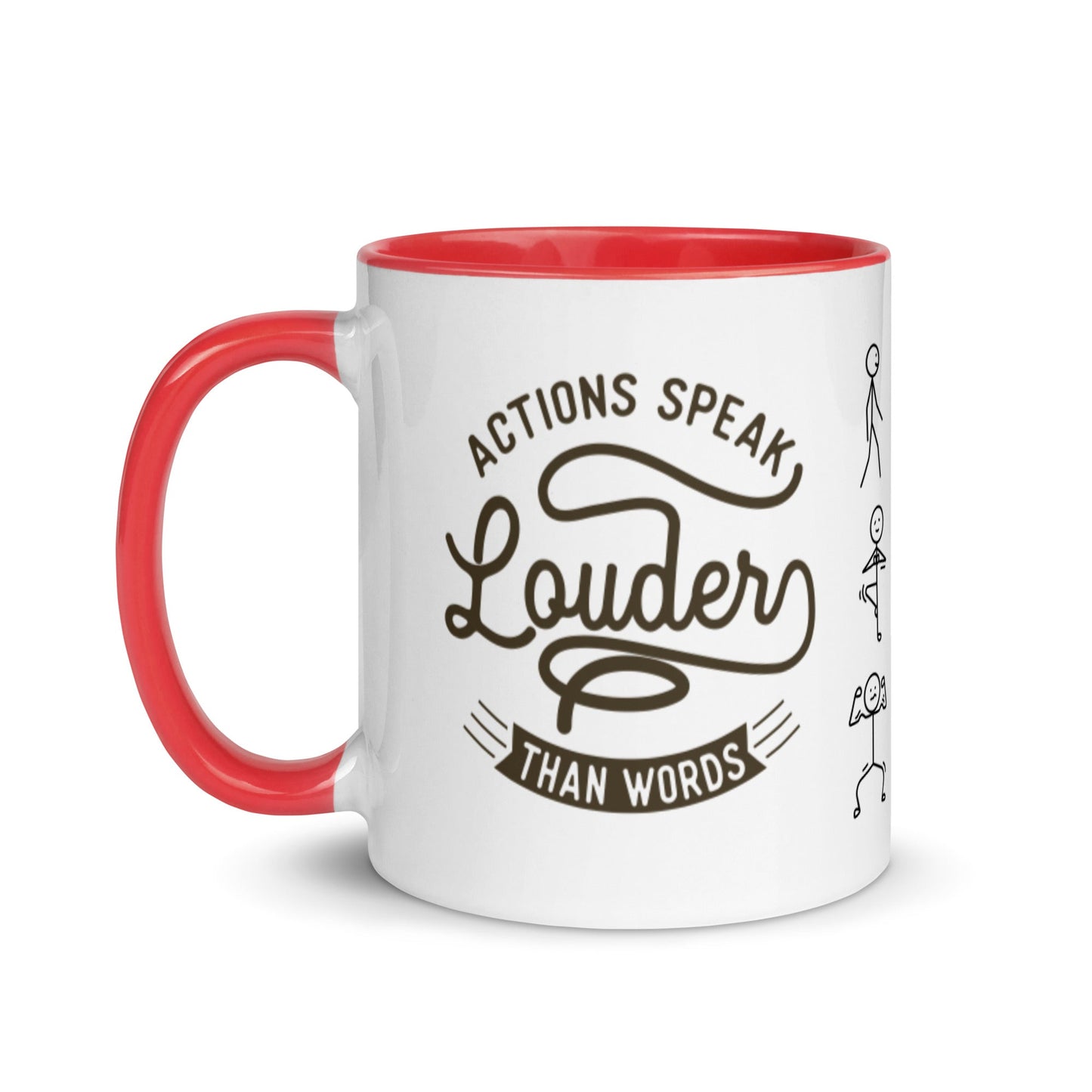 Mug Actions Speak Louder Than Words - Pixellly ANZ