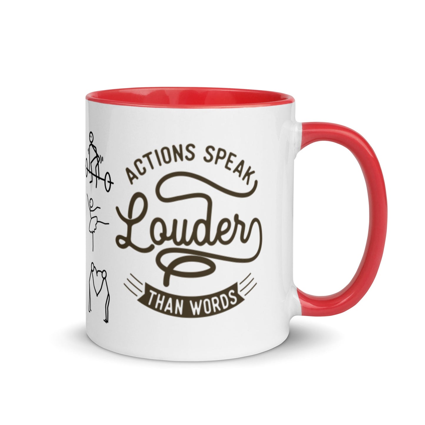 Mug Actions Speak Louder Than Words - Pixellly ANZ