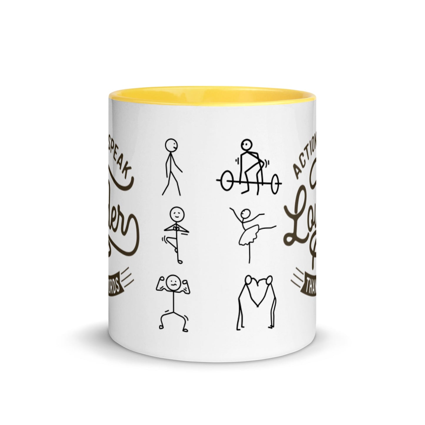Mug Actions Speak Louder Than Words - Pixellly ANZ