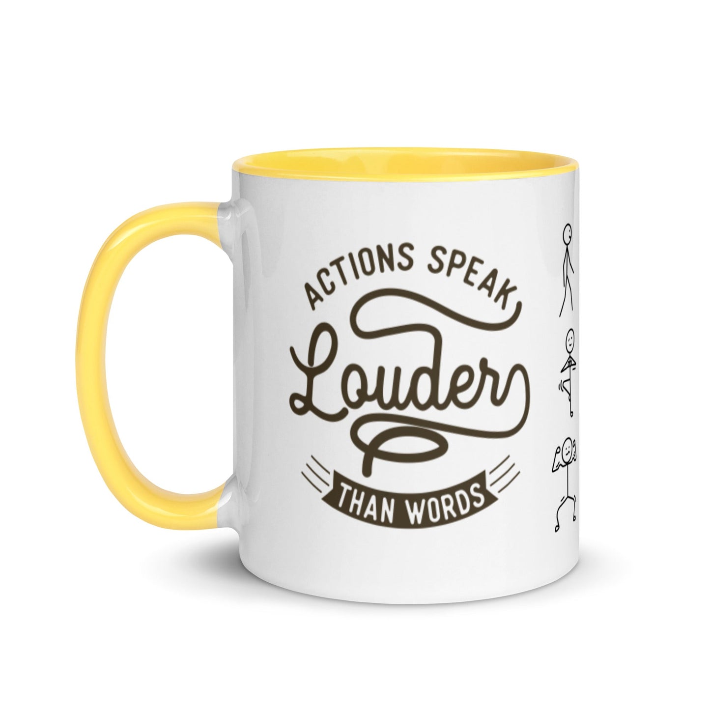 Mug Actions Speak Louder Than Words - Pixellly ANZ