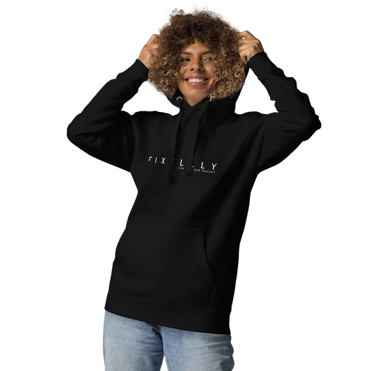 Women's Pixellly Hoodie - Live Life, Love Yourself