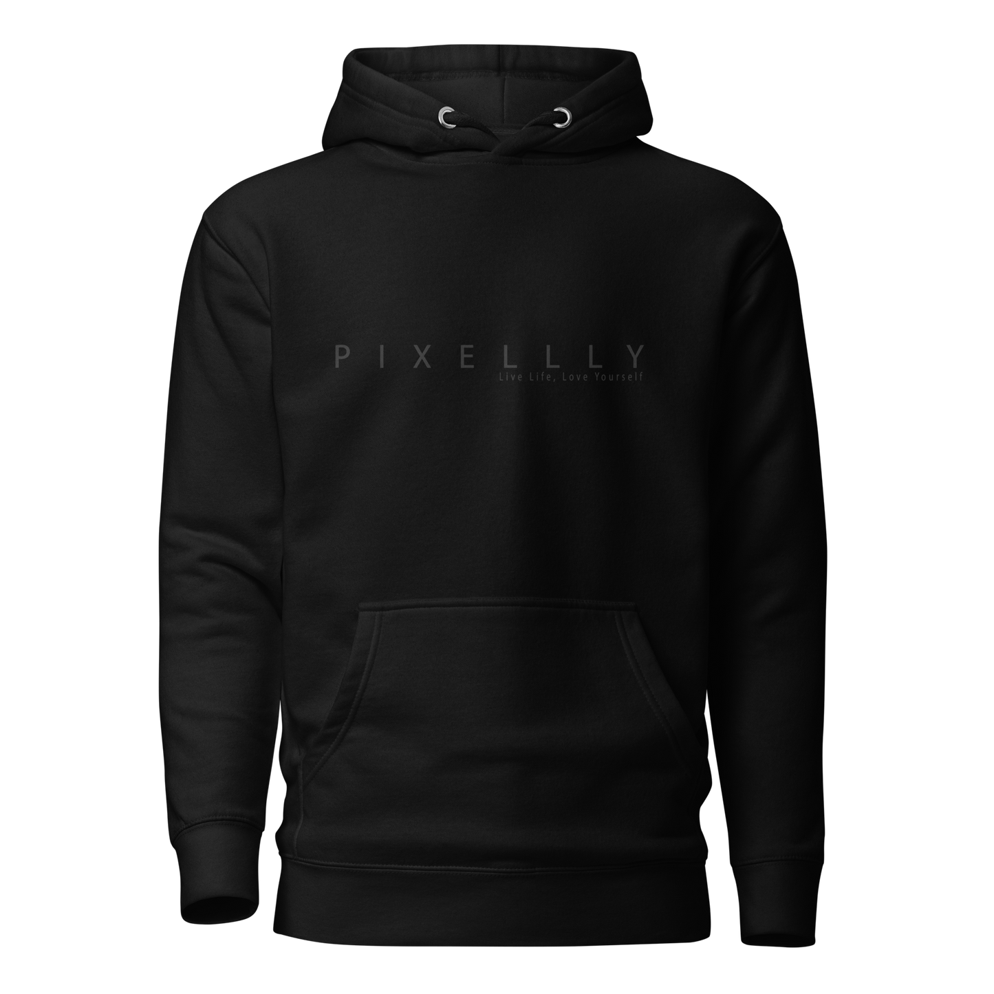 Women's Pixellly Hoodie - Live Life, Love Yourself