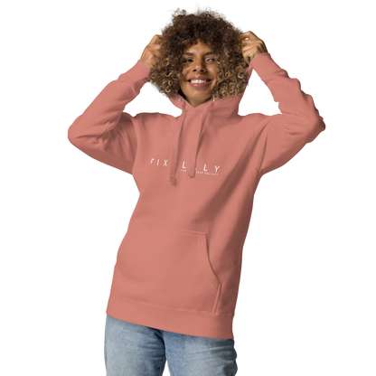 Women's Pixellly Hoodie - Live Life, Love Yourself