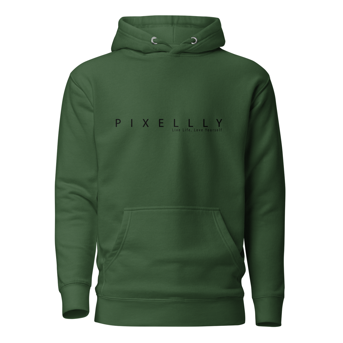 Women's Pixellly Hoodie - Live Life, Love Yourself