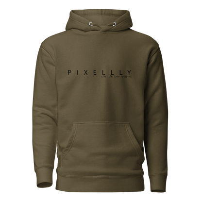 Women's Pixellly Hoodie - Live Life, Love Yourself