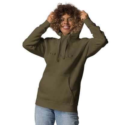 Women's Pixellly Hoodie - Live Life, Love Yourself