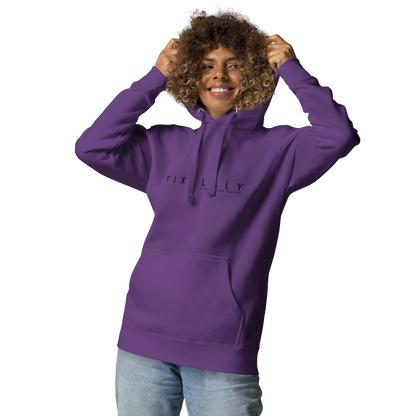 Women's Pixellly Hoodie - Live Life, Love Yourself