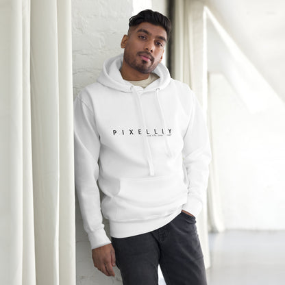 Mens Pixellly Hoodie - Live Life, Love Yourself