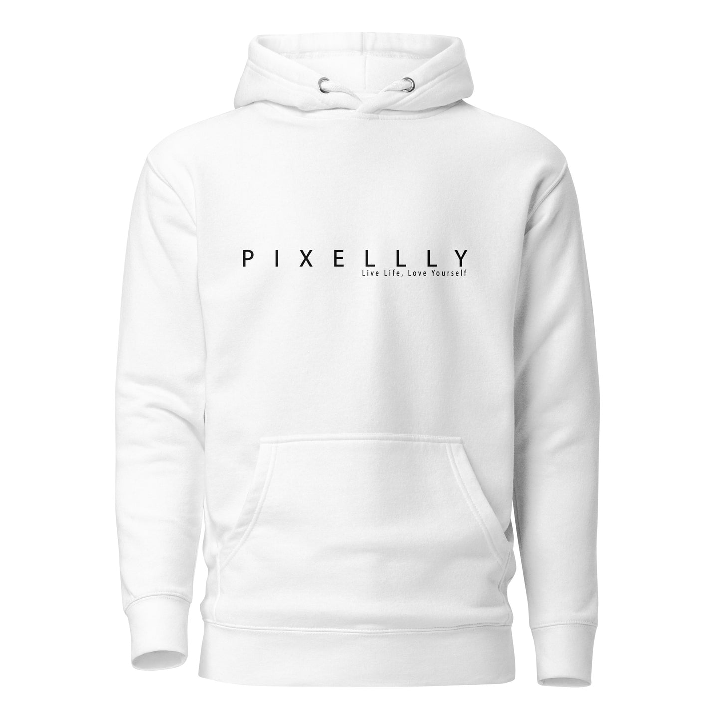 Women's Pixellly Hoodie - Live Life, Love Yourself