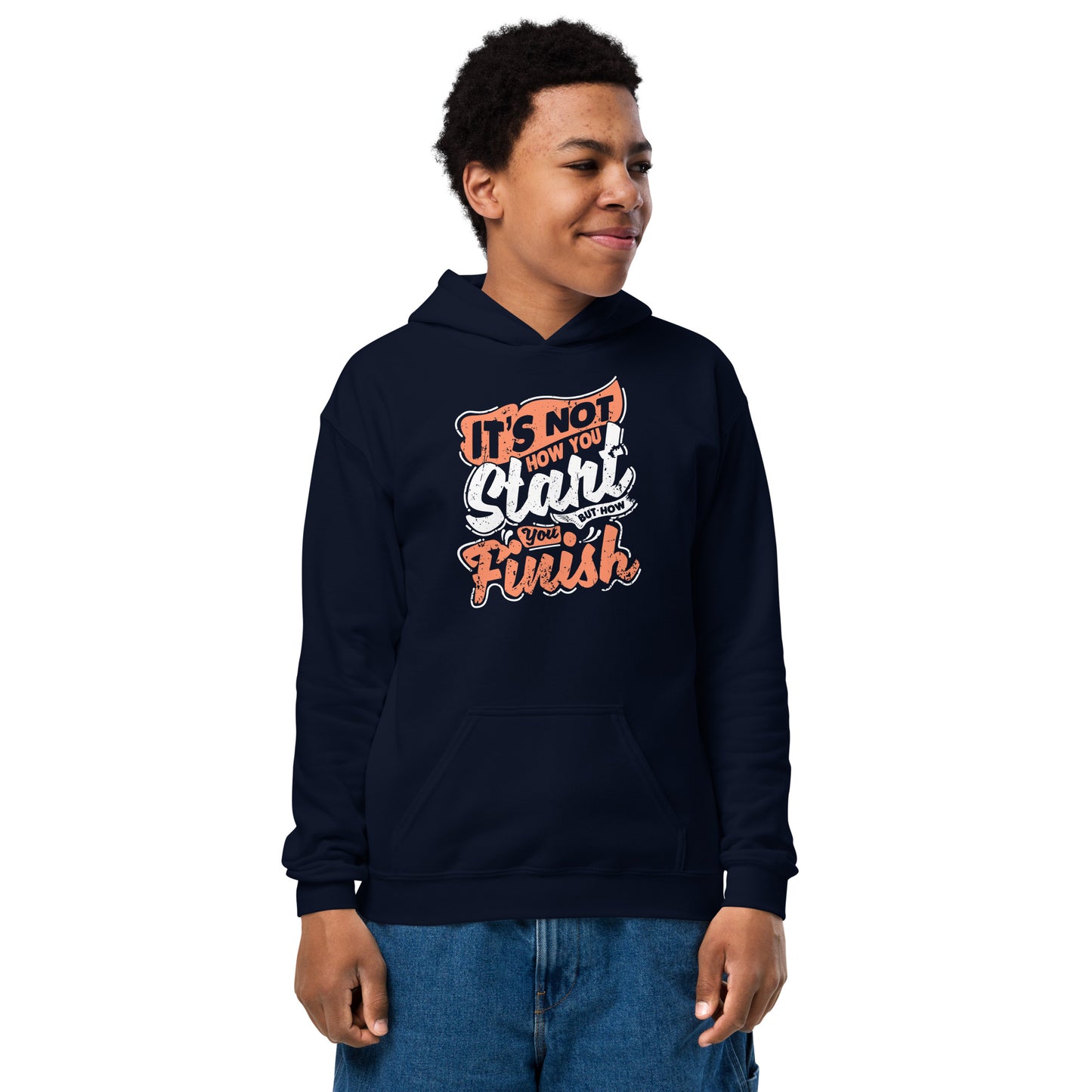 Boys It’s Not How You Start Hoodie