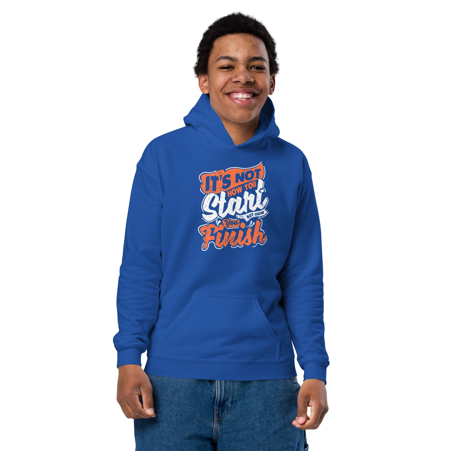 Boys It’s Not How You Start Hoodie
