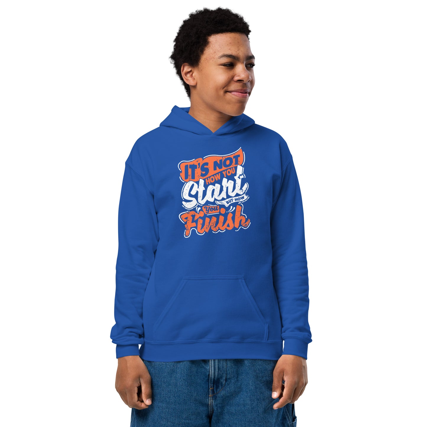 Boys It’s Not How You Start Hoodie