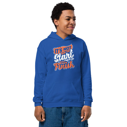 Boys It’s Not How You Start Hoodie