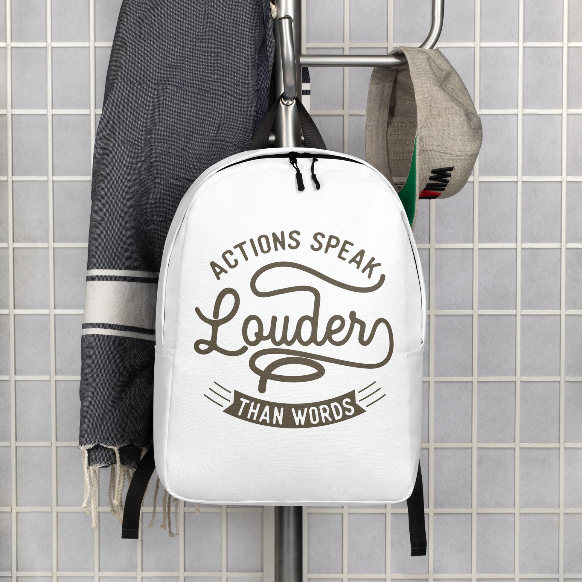 Action Speaks Louder Than Words Backpack - Pixellly ANZ