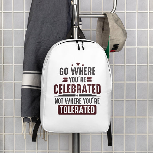 Go Where You Celebrated Backpack - Pixellly ANZ