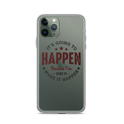 Clear Case for iPhone® - It's Going To Happen - Pixellly ANZ