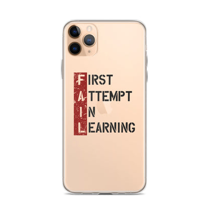 Clear Case for iPhone® - FAIL - Pixellly ANZ