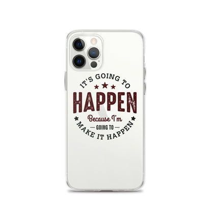 Clear Case for iPhone® - It's Going To Happen - Pixellly ANZ