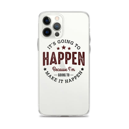 Clear Case for iPhone® - It's Going To Happen - Pixellly ANZ