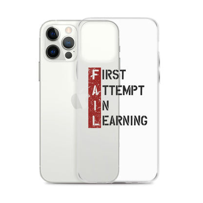 Clear Case for iPhone® - FAIL - Pixellly ANZ