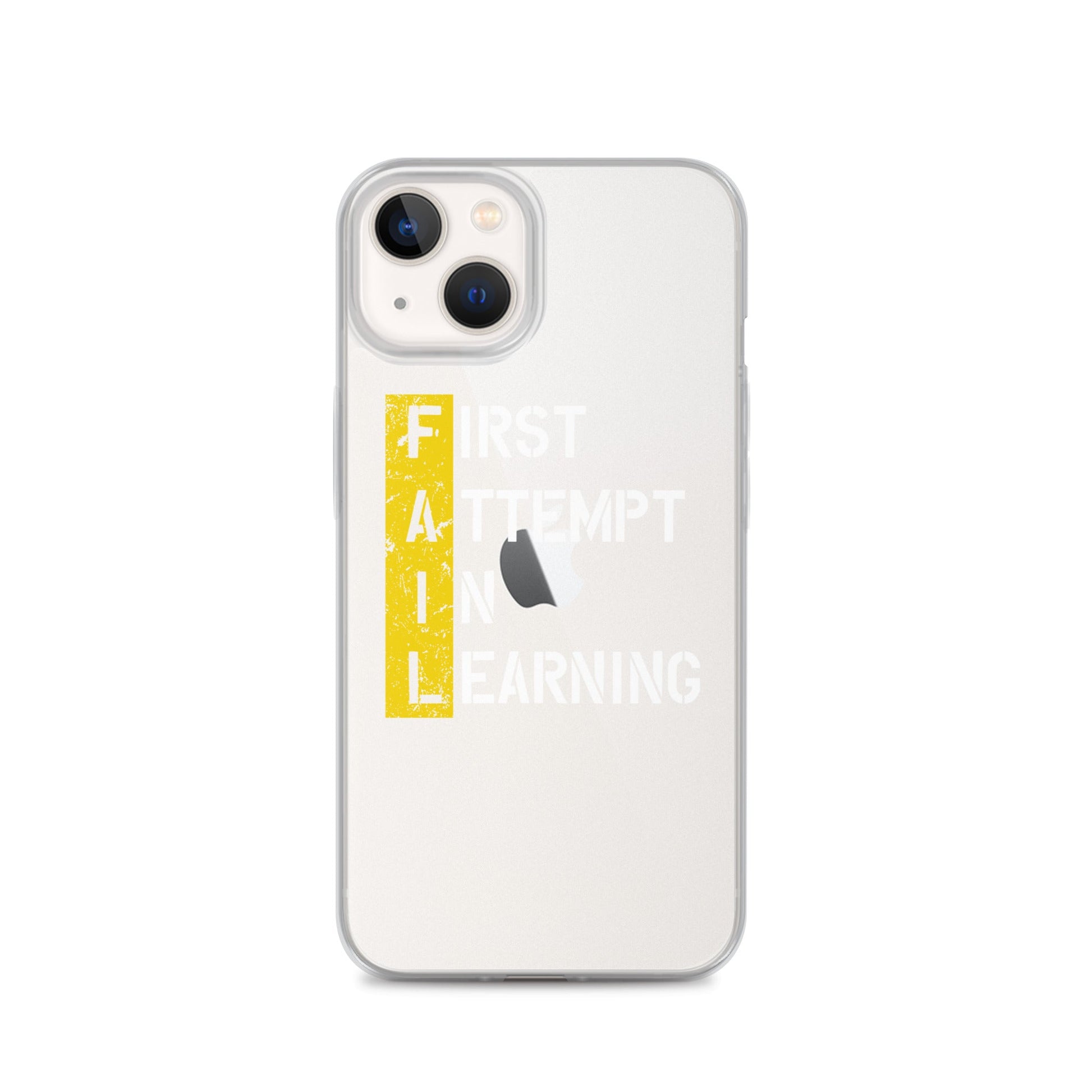 Clear Case for iPhone® - FAIL - BLACK PHONE - Pixellly ANZ