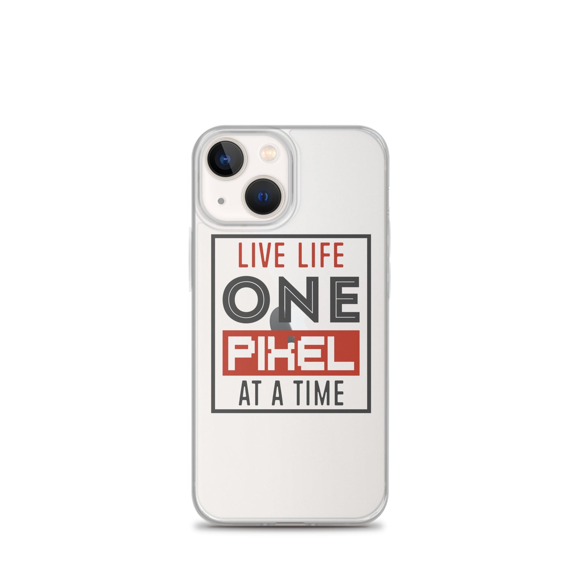 Clear Case for iPhone® - Live Life One Pixel At A Time - Pixellly ANZ