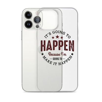 Clear Case for iPhone® - It's Going To Happen - Pixellly ANZ