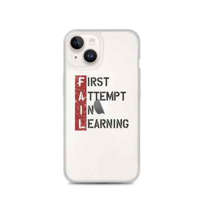 Clear Case for iPhone® - FAIL - Pixellly ANZ