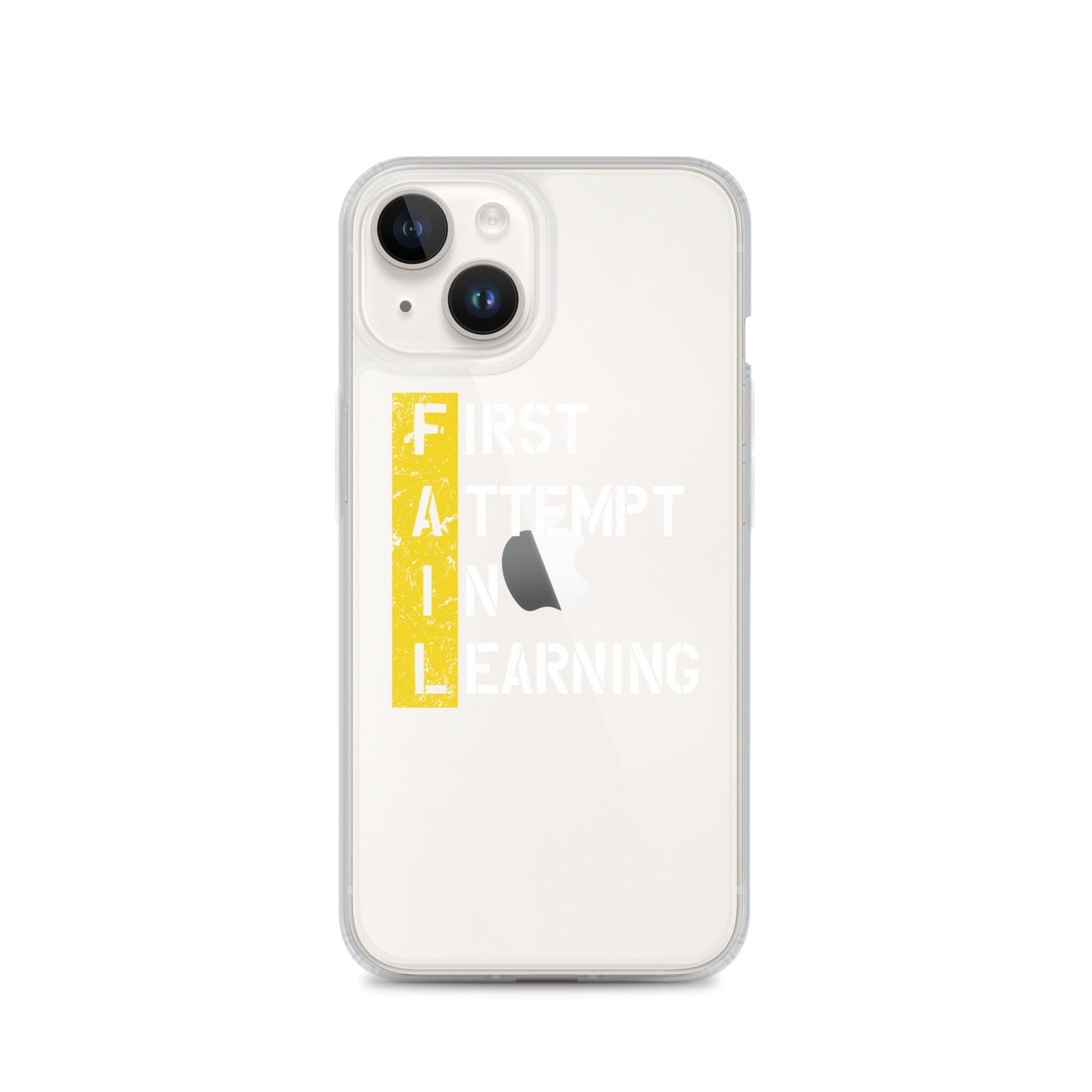 Clear Case for iPhone® - FAIL - BLACK PHONE - Pixellly ANZ