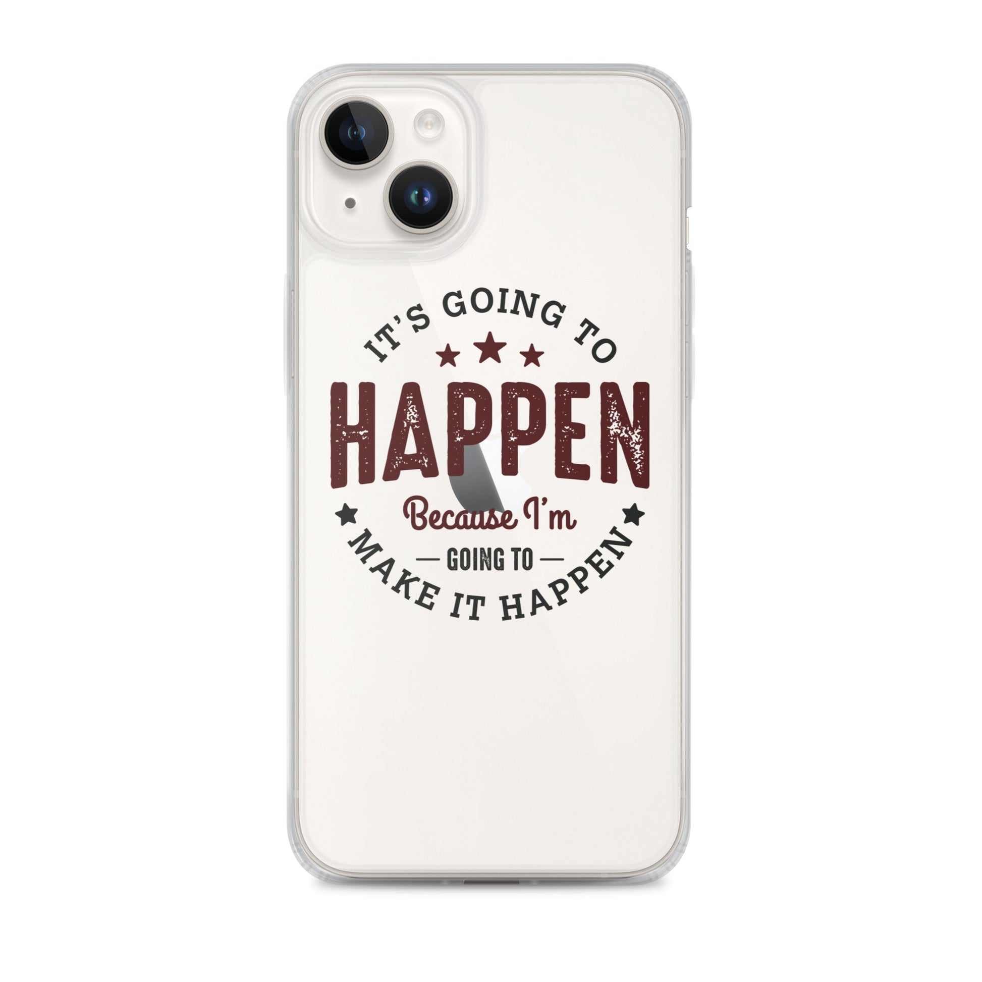 Clear Case for iPhone® - It's Going To Happen - Pixellly ANZ