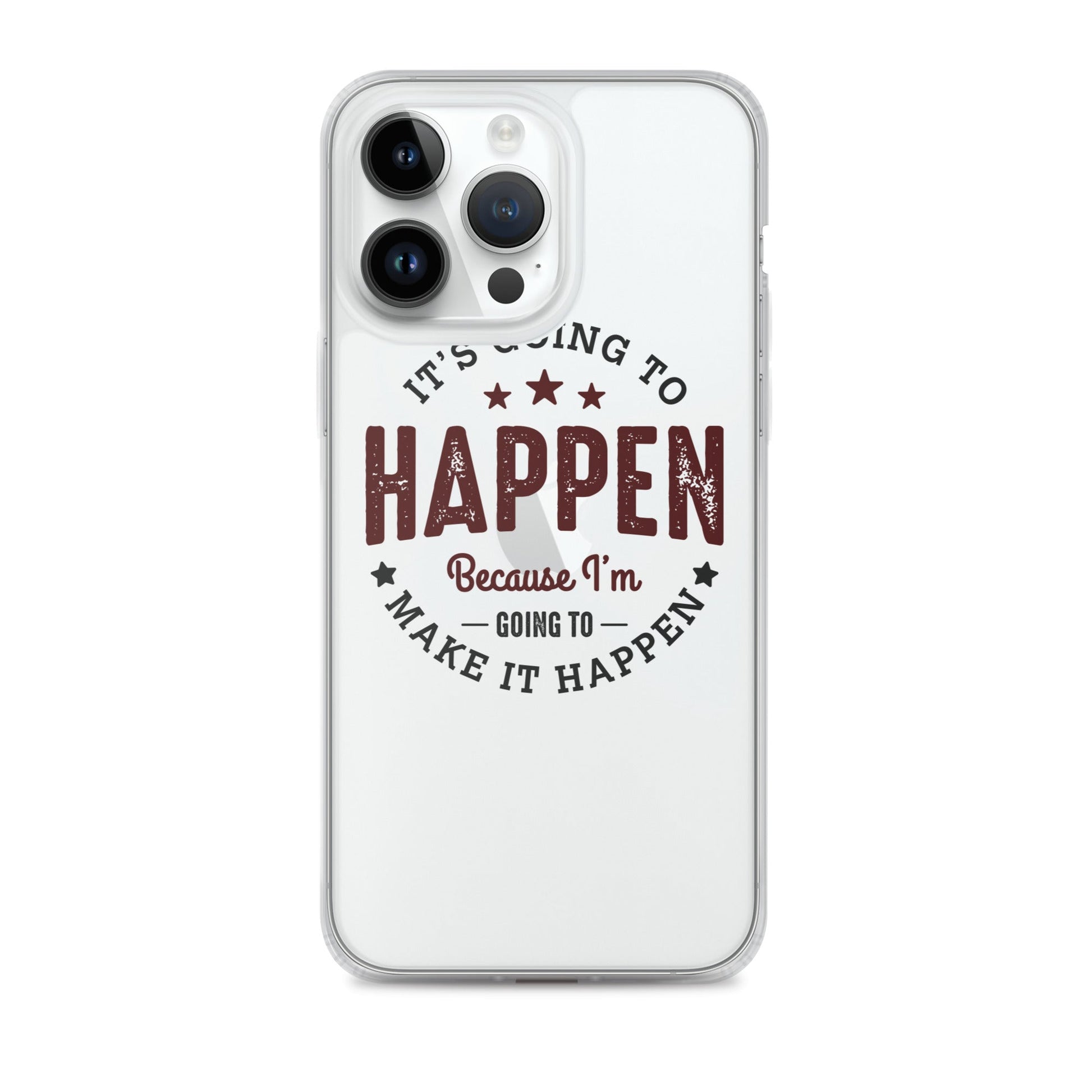 Clear Case for iPhone® - It's Going To Happen - Pixellly ANZ