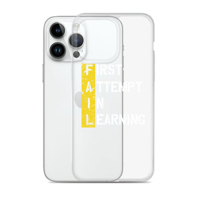 Clear Case for iPhone® - FAIL - BLACK PHONE - Pixellly ANZ