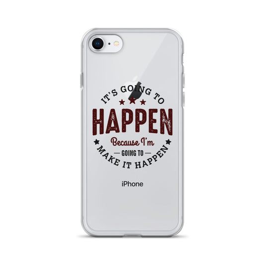 Clear Case for iPhone® - It's Going To Happen - Pixellly ANZ