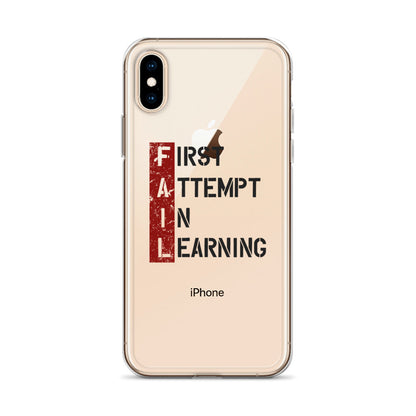 Clear Case for iPhone® - FAIL - Pixellly ANZ