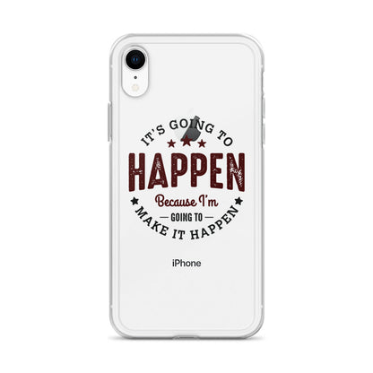 Clear Case for iPhone® - It's Going To Happen - Pixellly ANZ